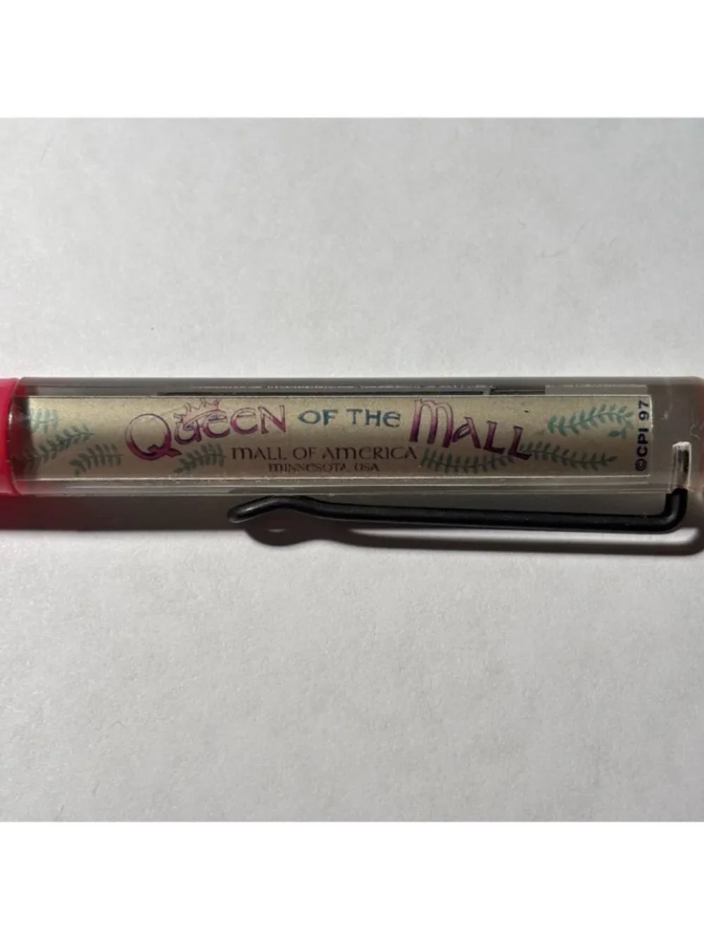Mall of America Queen of the Mall Floaty Pen Minnesota Souvenir Promo Castles